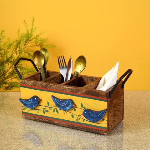 Love Birds Cutlery Holder