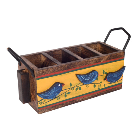 Love Birds Cutlery Holder